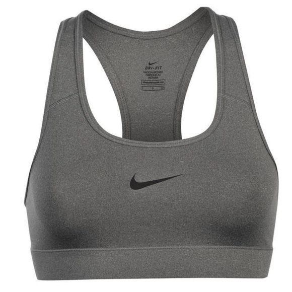 Nike Other - Nike Dri-Fit charcoal gray racerback sports bra size M